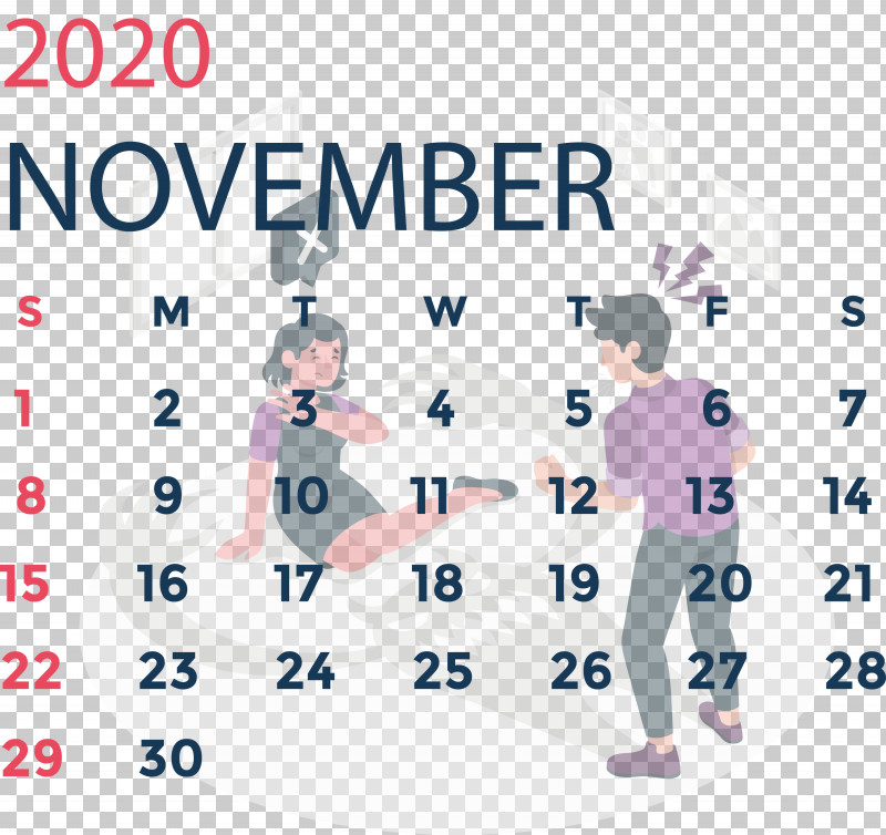 November 2020 Calendar November 2020 Printable Calendar PNG, Clipart, Area, Behavior, Conversation, Line, Logo Free PNG Download