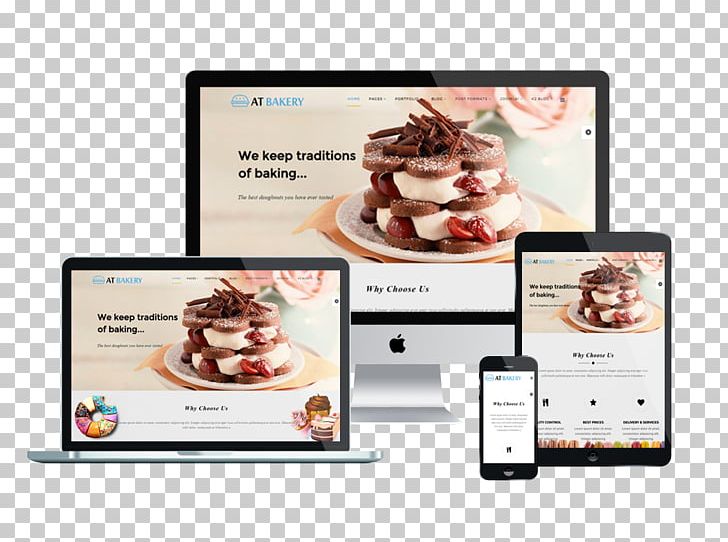 Responsive Web Design Bakery Web Template System PNG, Clipart, Bakery, Bootstrap, Brand, Css Framework, Display Advertising Free PNG Download