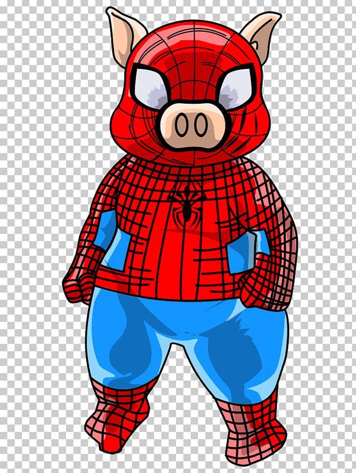 Spider Pig Costume T-shirt Spider-Man PNG, Clipart, Animal, Art, Artwork, Cartoon, Character Free PNG Download