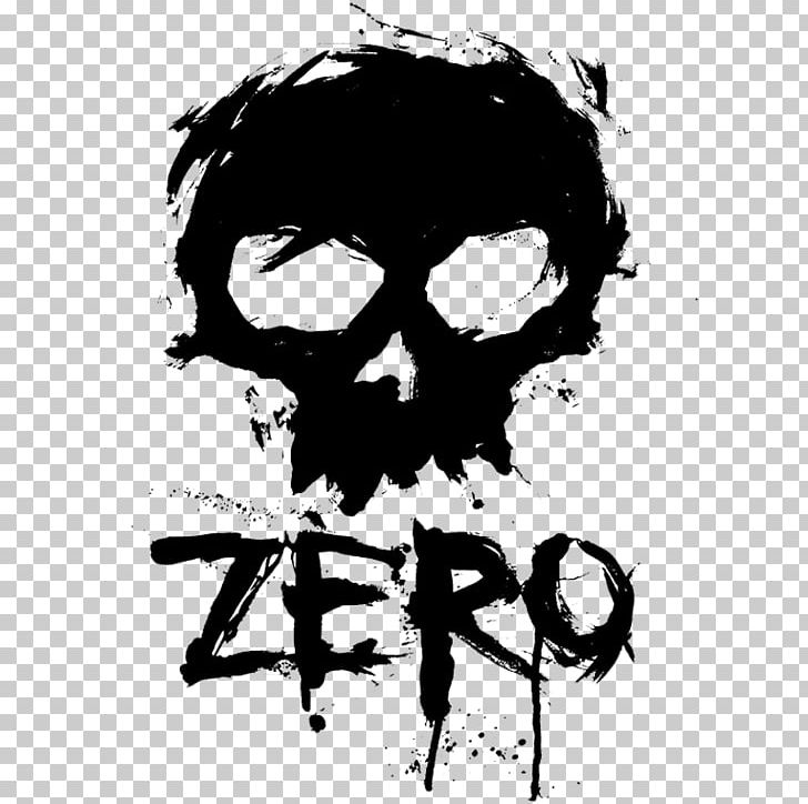 Zero Skateboards Skateboarding Companies Baker Skateboards PNG, Clipart, Art, Black And White, Bone, Computer Wallpaper, Drawing Free PNG Download