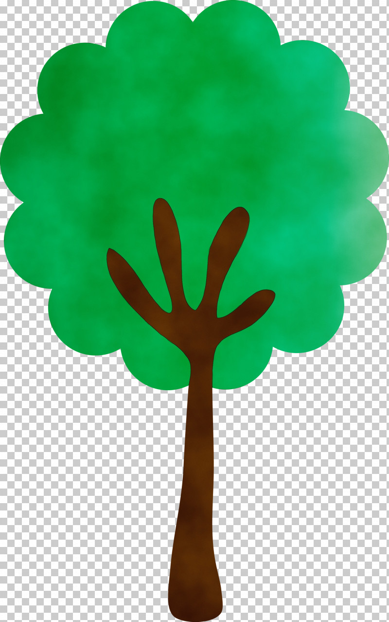 Green Leaf Tree Plant Symbol PNG, Clipart, Gesture, Green, Hand, Leaf, Paint Free PNG Download