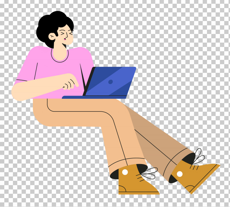 Lady Sitting On Chair PNG, Clipart, Angle, Cartoon, Furniture, Human, Lady Free PNG Download