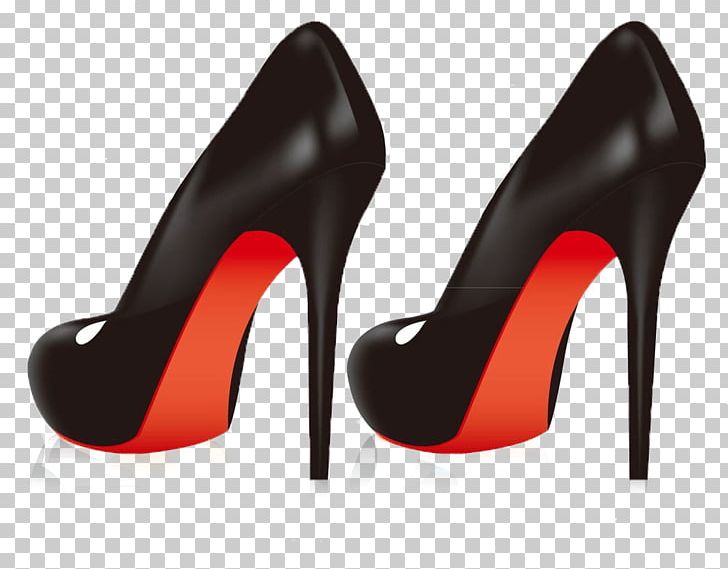 High-heeled Footwear Euclidean Shoe PNG, Clipart, Accessories, Background Black, Black Background, Black Board, Black Hair Free PNG Download
