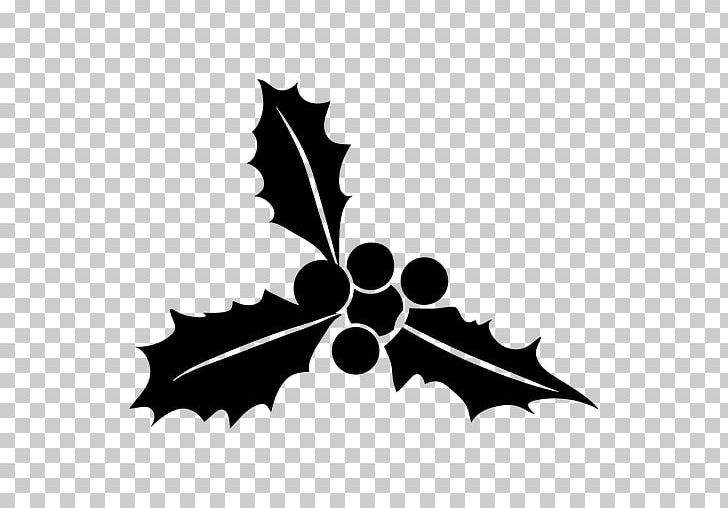 Mistletoe Christmas Silhouette PNG, Clipart, Black And White, Branch, Christmas, Christmas Ornament, Christmas Tree Free PNG Download