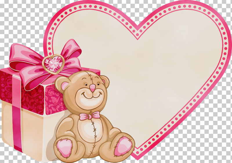 Teddy Bear PNG, Clipart, Heart, Love, Magenta, Paint, Pink Free PNG Download