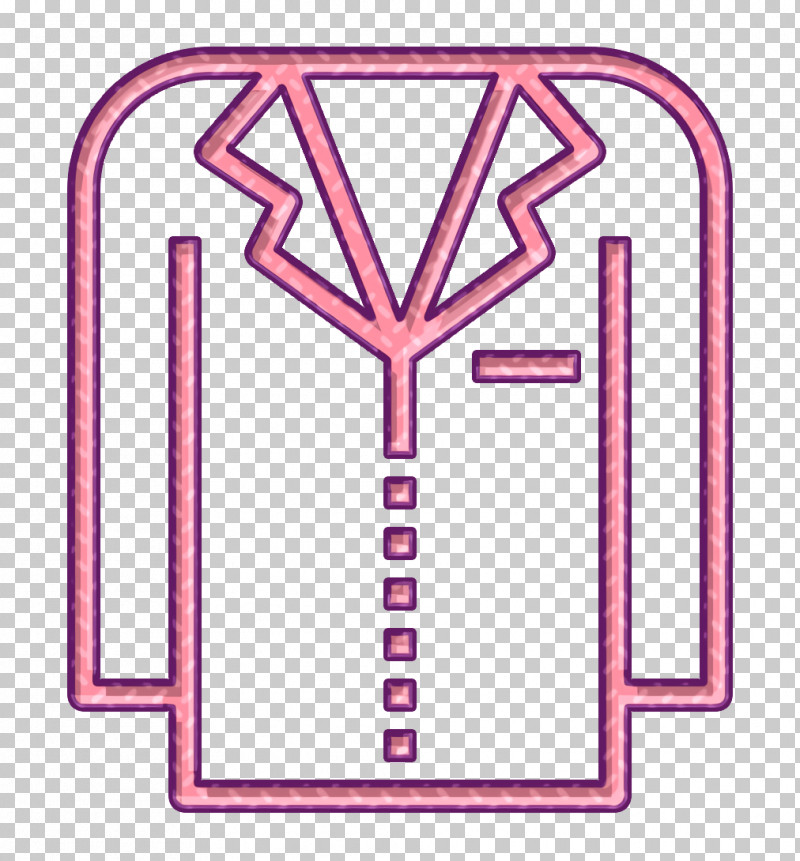 Clothes Icon Jacket Icon Suit Icon PNG, Clipart, Clothes Icon, Jacket Icon, Line, Pink, Rectangle Free PNG Download