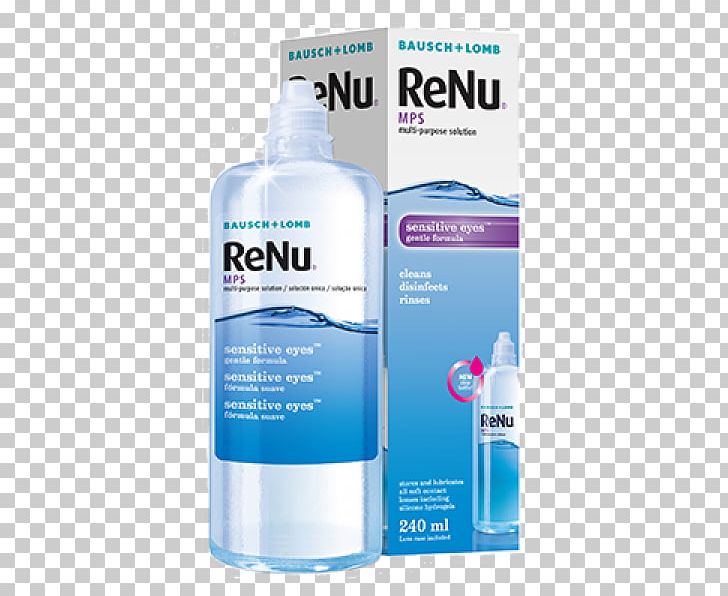 Bausch & Lomb ReNu MPS Contact Lenses Bausch + Lomb PNG, Clipart, Contact Lenses, Eye, Hydrogel, Lens, Liquid Free PNG Download
