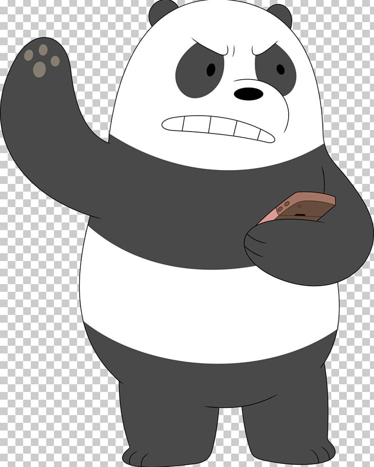 Polar Bear Giant Panda Drawing Cartoon Network PNG, Clipart, Animals, Bear, Black, Black And White, Carnivoran Free PNG Download