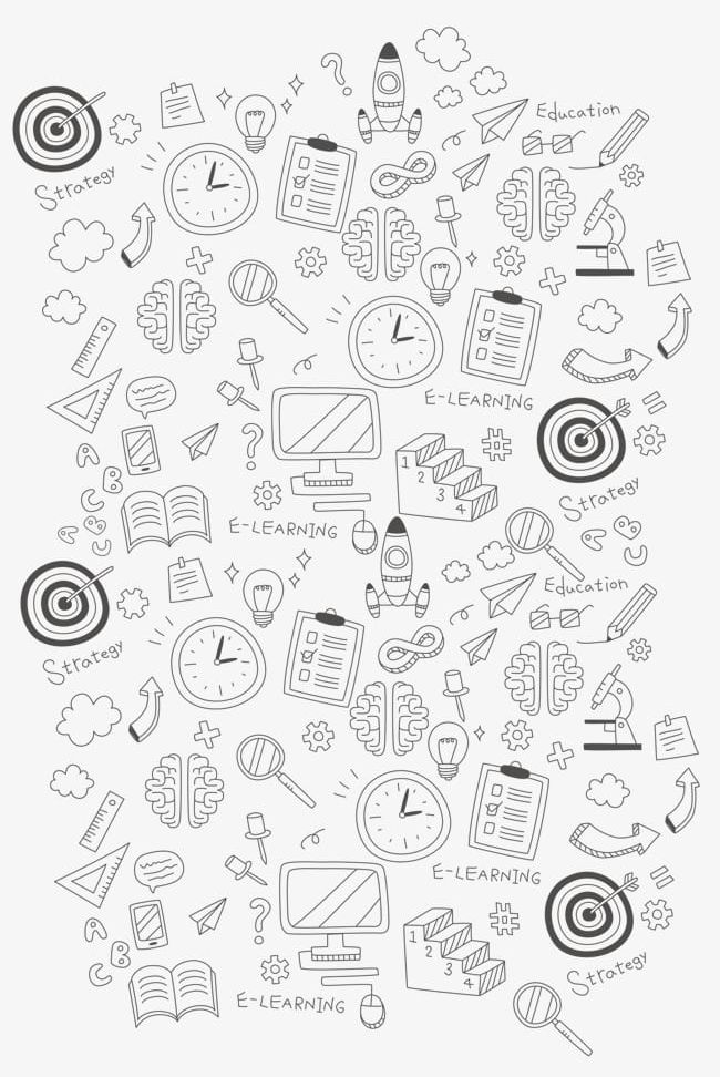 School Background Elements Of Each Collection PNG, Clipart, Alarm, Alarm Clock, Backgrounds, Book, Bulb Free PNG Download