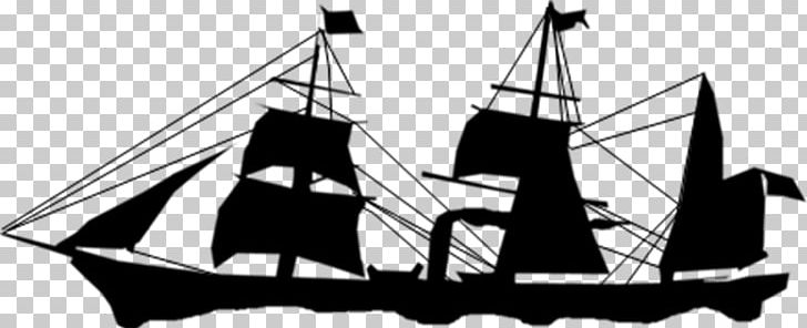 Sail Brigantine Carrack Caravel PNG, Clipart, Angle, Baltimore Clipper, Barque, Bavaria, Black And White Free PNG Download