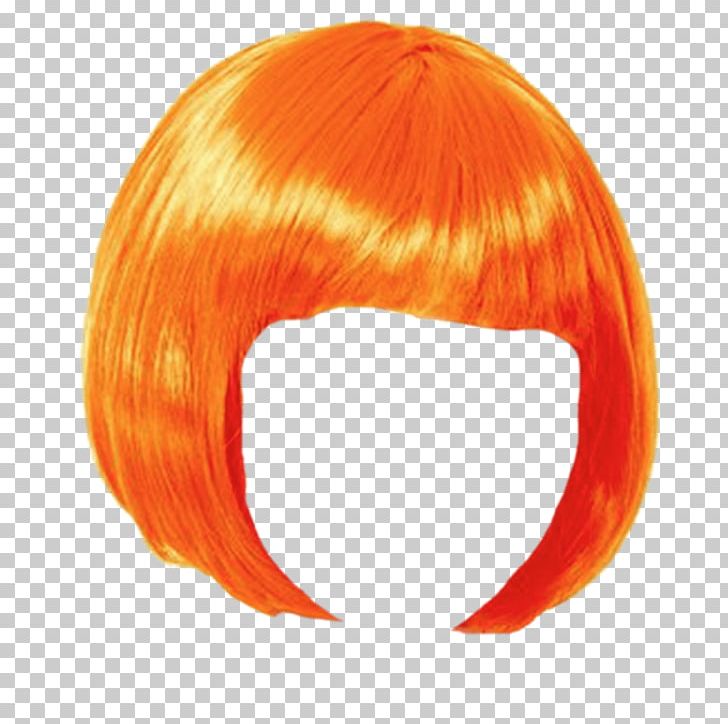 Wig Orange Bob PNG, Clipart, Clothes, Wigs Free PNG Download