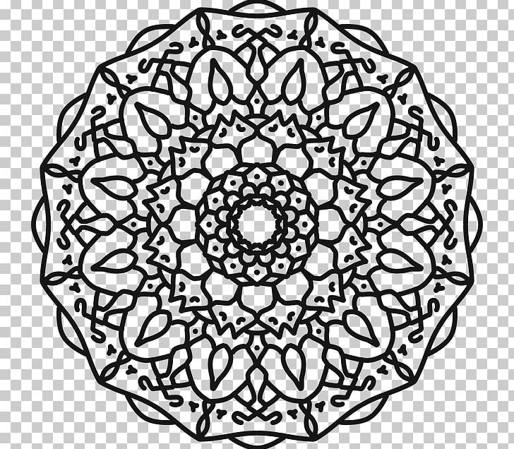 Mandala PNG, Clipart, Area, Art, Black And White, Circle, Color Free PNG Download