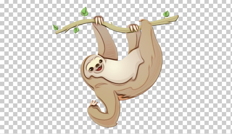Sloth Cartoon Three-toed Sloth Tail Two-toed Sloth PNG, Clipart, Cartoon, Paint, Sloth, Tail, Threetoed Sloth Free PNG Download