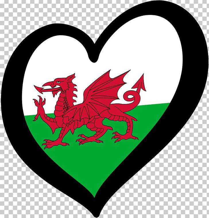 Flag Of Wales Welsh Dragon PNG, Clipart, Dragon, Fictional Character, Flag, Flag Of Wales, Heart Free PNG Download