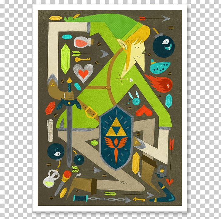 Modern Art Zelda Dungeon Work Of Art Rectangle PNG, Clipart, Art, Fangamer, Legend Of Zelda, Legend Of Zelda Breath Of The Wild, Modern Art Free PNG Download