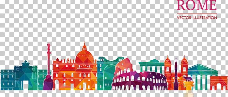 Rome Silhouette Skyline Illustration PNG, Clipart, Advertising, Architecture, Banner, Brand, Building Free PNG Download