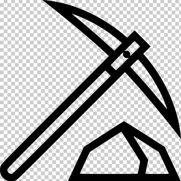 Pickaxe Computer Icons Mining PNG, Clipart, Angle, Black, Black And White, Computer Icons, Computer Security Free PNG Download