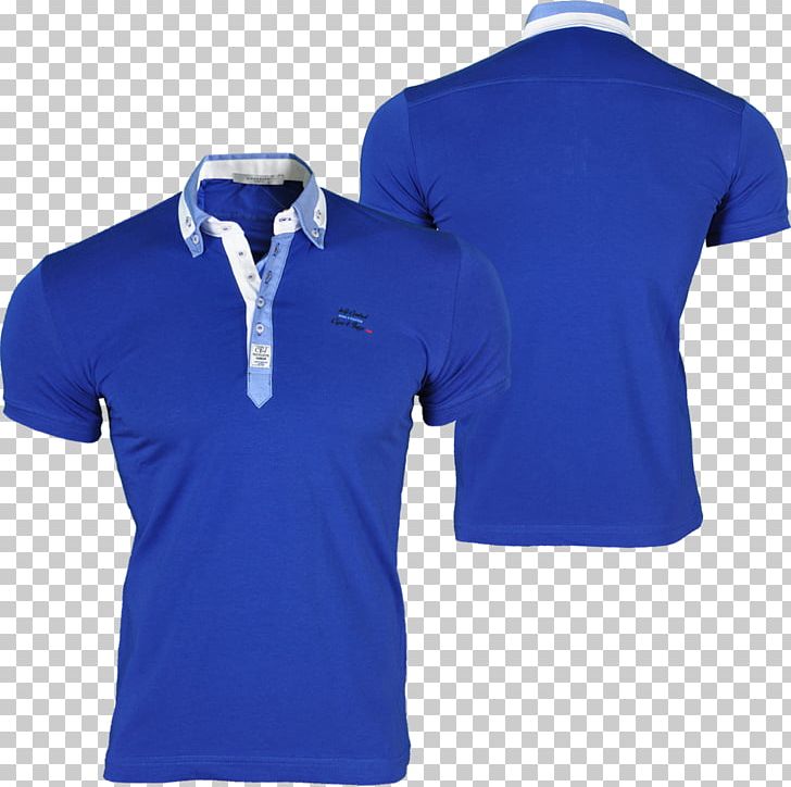 T-shirt Polo Shirt Blue Clothing PNG, Clipart, Active Shirt, Blue, Clothing, Cobalt Blue, Collar Free PNG Download