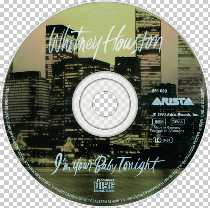 Compact Disc I'm Your Baby Tonight Music Album Whitney Houston PNG, Clipart,  Free PNG Download