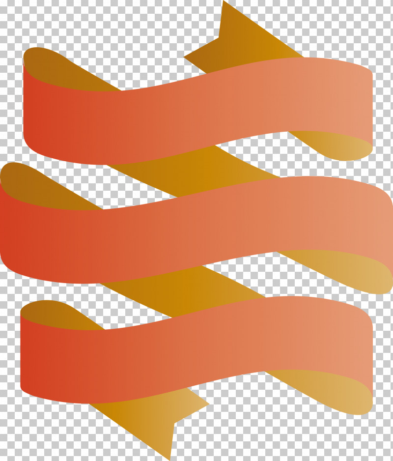 Ribbon PNG, Clipart, Green, Ink, Logo, Orange, Paint Free PNG Download