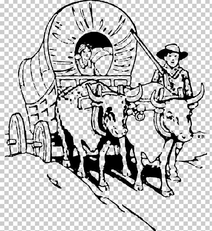 Wagon Train Drawing PNG, Clipart, Artwork, Black, Cartoon, Clothing, Covered Wagon Free PNG Download