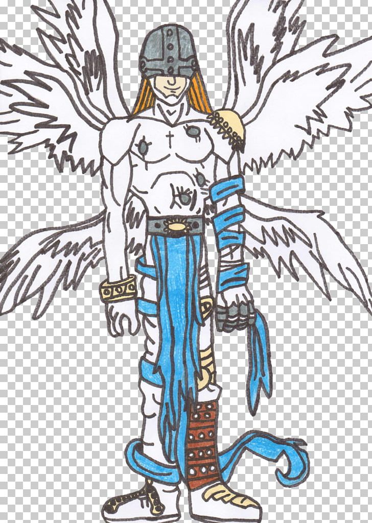 angemon coloring pages