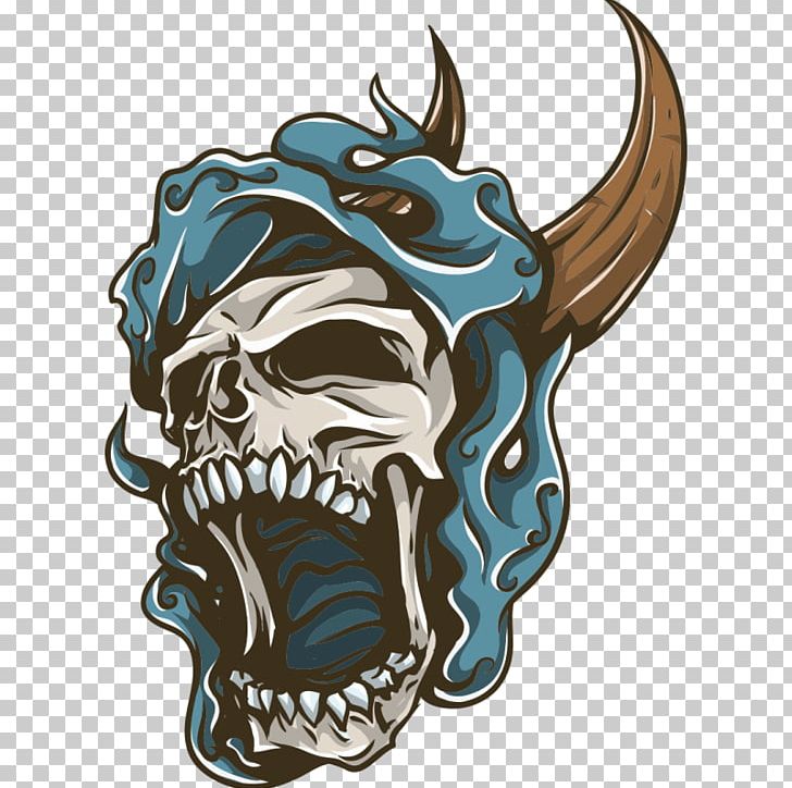 Skull Decal Sticker PNG, Clipart, Antler, Bone, Decal, Demon, Drawing Free PNG Download