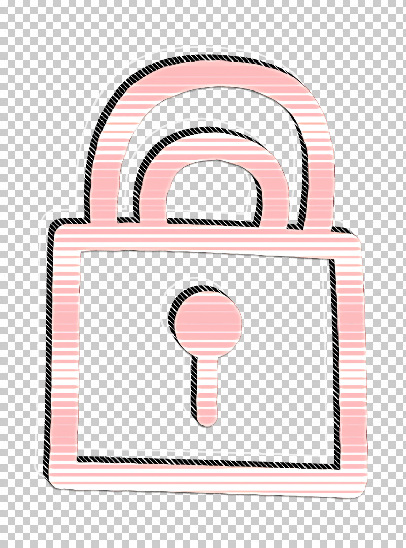Lock Icon Security Icon Hand Drawn Icon PNG, Clipart, Geometry, Hand Drawn Icon, Line, Lock Icon, Mathematics Free PNG Download