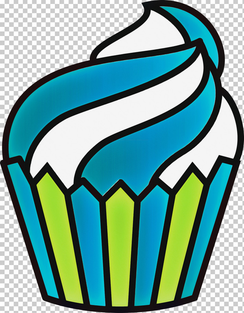 Turquoise Aqua PNG, Clipart, Aqua, Cartoon Cupcake, Cute Cupcake, Turquoise Free PNG Download