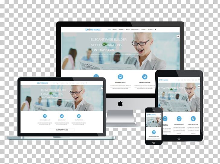 Responsive Web Design Web Template Employment Website Joomla PNG, Clipart, Business, Com, Communication, Communication Device, Computer Monitor Free PNG Download