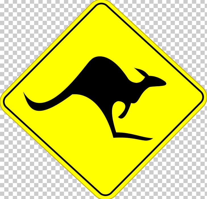 Road Signs In Australia Traffic Sign Kangaroo Warning Sign PNG, Clipart, Area, Artwork, Australia, Black And White, Brand Free PNG Download