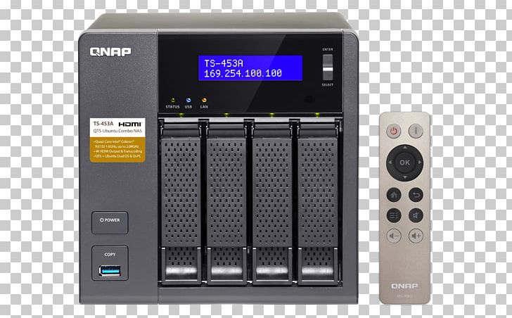 QNAP TS-453A QNAP 4 Bay Network Storage Systems QNAP Systems PNG, Clipart, 4 G, Audio Equipment, Audio Receiver, Backup, Computer Network Free PNG Download
