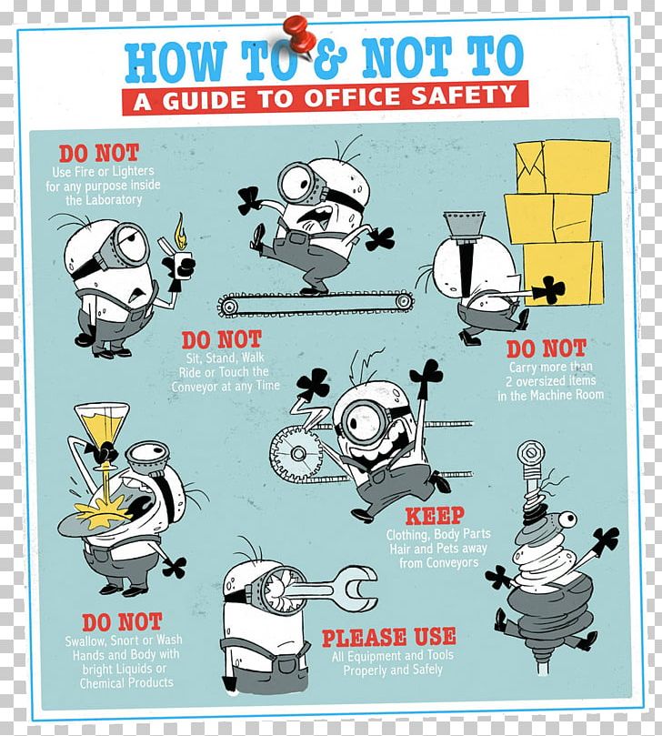 Laboratory Safety Minions Poster Hazard PNG Clipart Cartoon 