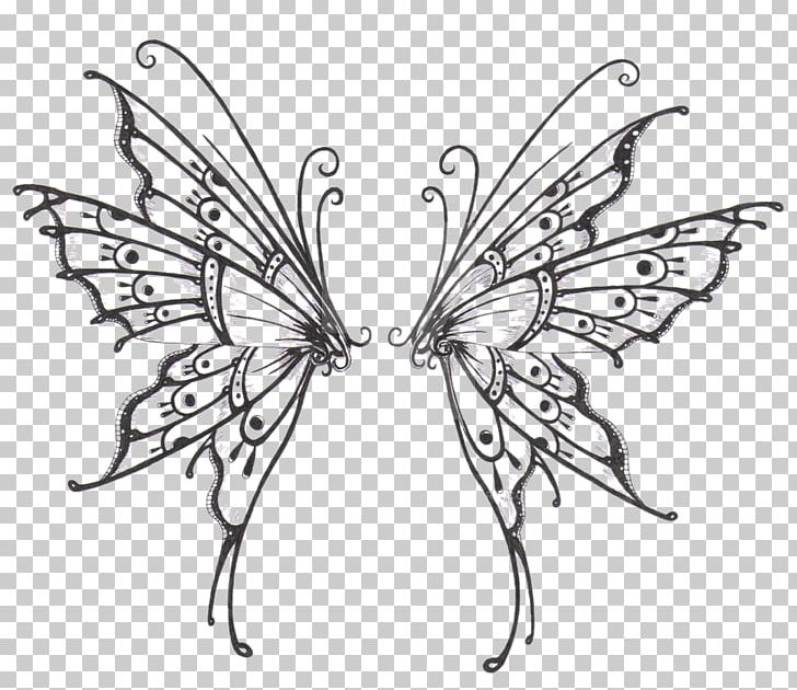 Butterfly Tattoo Ink Drawing PNG, Clipart, Abstract Lines, Artwork, Beautiful, Black, Body Jewelry Free PNG Download