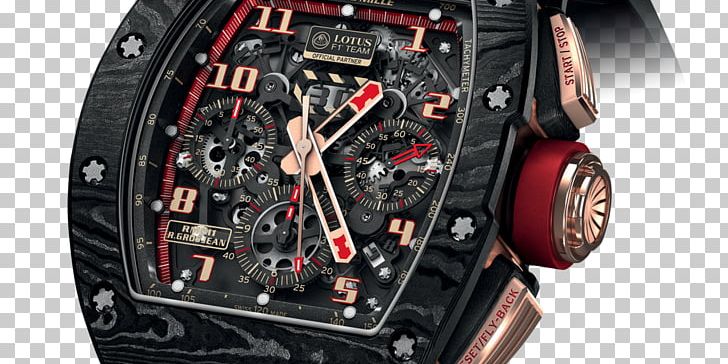 Lotus F1 Formula 1 Richard Mille Watch Flyback Chronograph PNG, Clipart, Auto Racing, Brand, Cars, Chronograph, Clock Free PNG Download