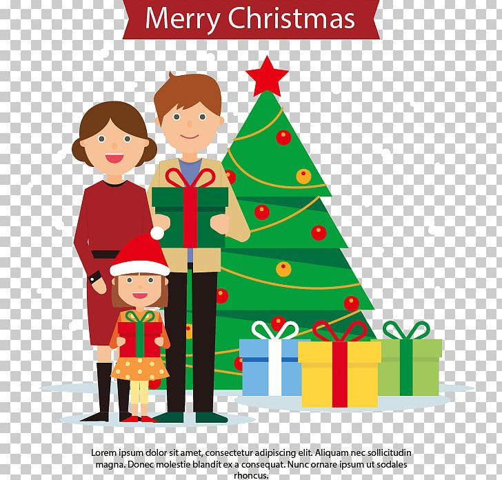 Christmas Tree Family PNG, Clipart, Animation, Art, Cartoon, Child, Christmas Free PNG Download