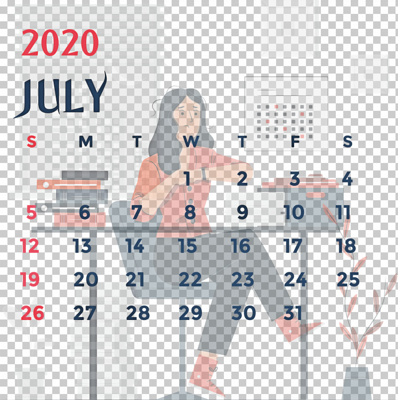 July 2020 Printable Calendar July 2020 Calendar 2020 Calendar PNG, Clipart, 2020 Calendar, Ascii Art, Calendar System, Cartoon, Drawing Free PNG Download