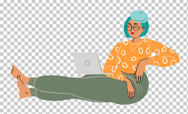 Relaxing Lady Woman PNG, Clipart, Behavior, Cartoon, Girl, Hm, Human Free PNG Download