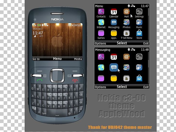 Feature Phone Smartphone Nokia C3-00 Handheld Devices PNG, Clipart, Cellular Network, Communication Device, Electronic Device, Feature Phone, Film Free PNG Download