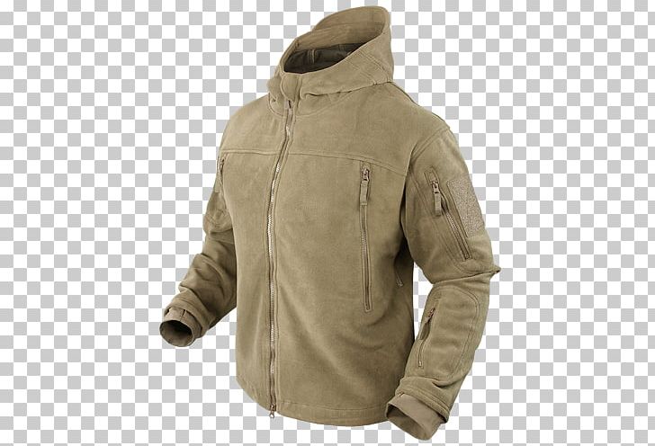 Fleece Jacket Polar Fleece Hoodie PNG, Clipart, Beige, Clothing, Coat, Collar, Fleece Jacket Free PNG Download