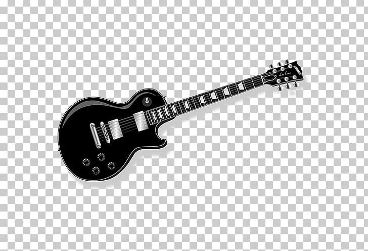 Electric Guitar Black And White PNG, Clipart, Acoustic Electric Guitar, Black, Black Hair, Black White, Dynamic Free PNG Download