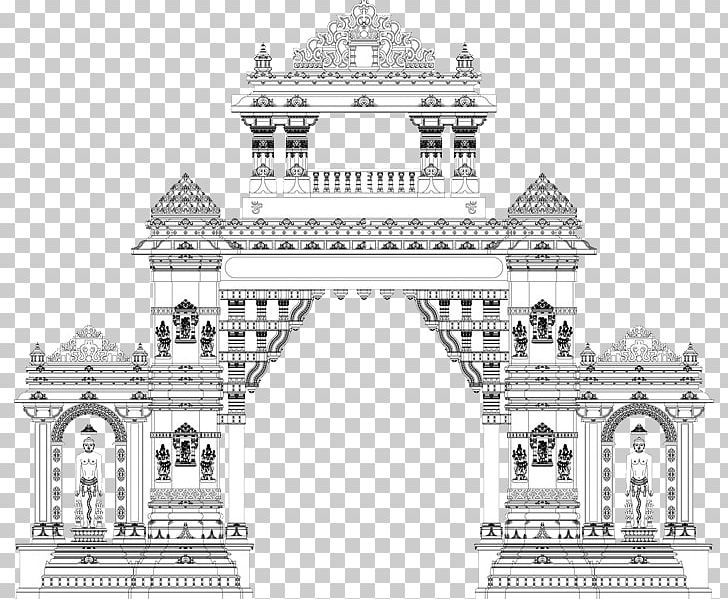 Classical Architecture Building Black And White Facade PNG, Clipart, Arc, Architecture, Area, Black And White, Building Free PNG Download