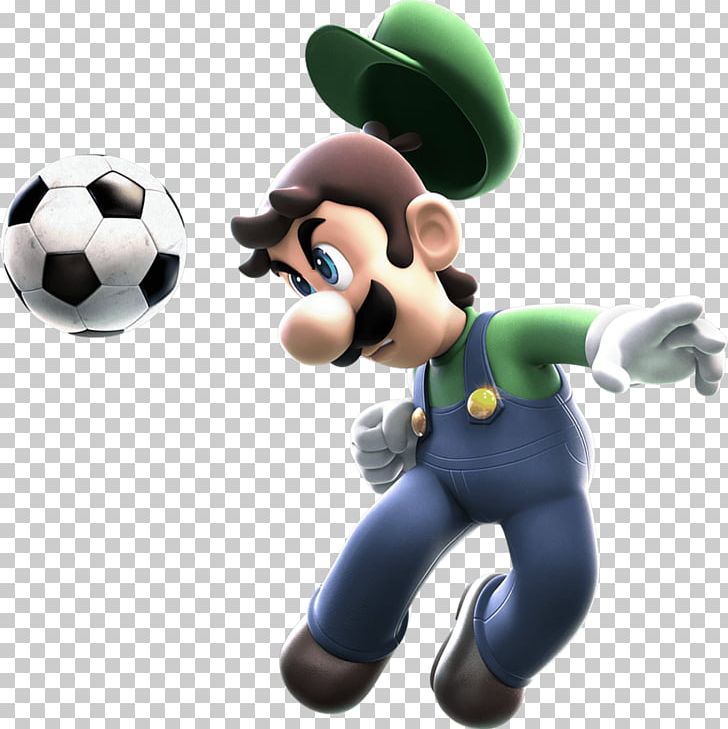 Mario Sports Superstars Luigi Super Mario Strikers Mario Strikers Charged Mario Sports Mix PNG, Clipart, Action Figure, Ball, Cartoon, Computer Wallpaper, Figurine Free PNG Download