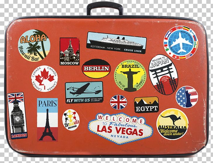 Sticker Suitcase Decal Baggage Luggage Labels PNG, Clipart, Baggage, Baggage Cart, Clothing, Decal, Hardware Free PNG Download