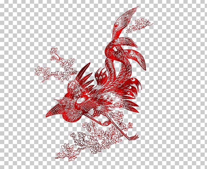 Fenghuang Bird Chinese Dragon PNG, Clipart, Animal, Chicken, China, Design, Download Free PNG Download