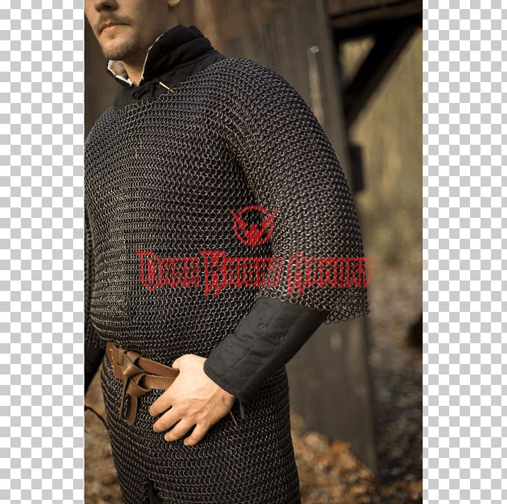 Mail Hauberk Armour Body Armor T-shirt PNG, Clipart, Armour, Body Armor, Cardigan, Coif, Gambeson Free PNG Download