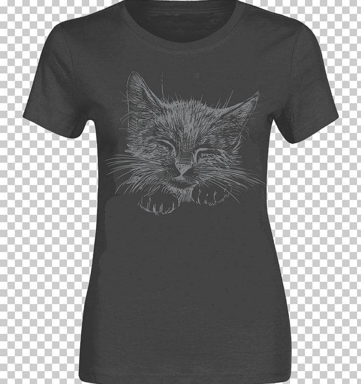 T-shirt Sleeveless Shirt Blouse Raglan Sleeve PNG, Clipart, Black, Black Cat, Blouse, Cat, Cat Like Mammal Free PNG Download