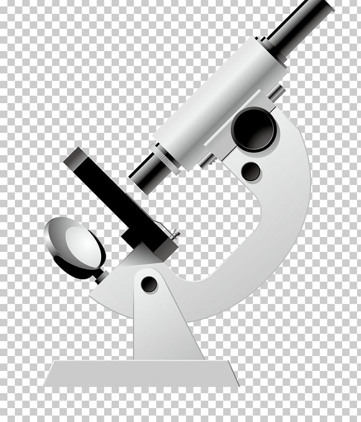 cartoon microscope clipart black