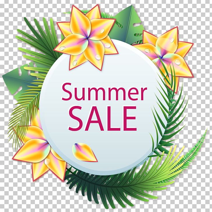 Yellow Flower Summer Promotional Poster PNG, Clipart, Christmas Ornament, Clip Art, Decorative Patterns, Download, Floral Design Free PNG Download