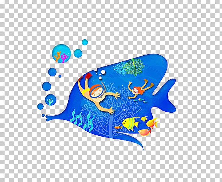 Blue Animals Computer Wallpaper PNG, Clipart, Animals, Aquarium Fish, Area, Art, Blue Free PNG Download